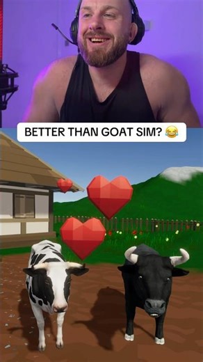 BETTER THAN GOAT SIMULATOR? 😂 #gaming #indiegame #madbullz #goatsimulator #funnygames