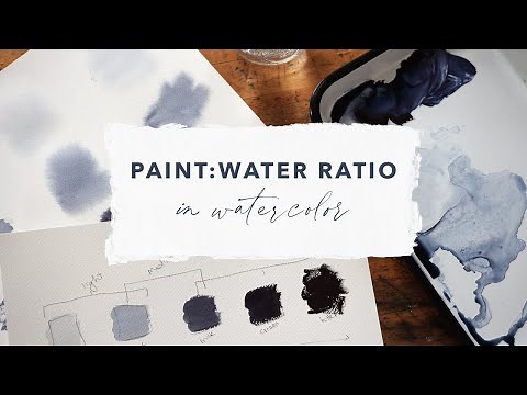 Paint:Water Ratio In Watercolor | Watercolor 101 with Sarah Cray of Let's Make Art