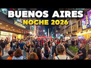 【4K】Por Algo la Llaman La Más Linda del Mundo - BUENOS AIRES Nightlife