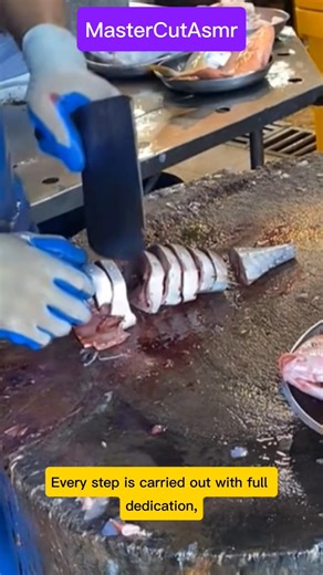 Meticulous Fish Preparation: Cleaning Red Snapper & Cutting Fresh Catch | Fish Cutting Expert