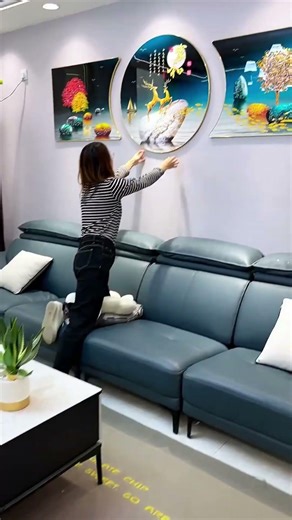 这样挂画你家立刻升级！沙发背景装饰画搭配秘诀 #家居装修 #装饰画 #客厅设计