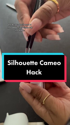 Silhouette Cameo Blade Maintenance Tips