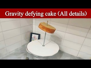 Gravity defying cake stand structure tutorial ‪@NadiyaTanvir‬