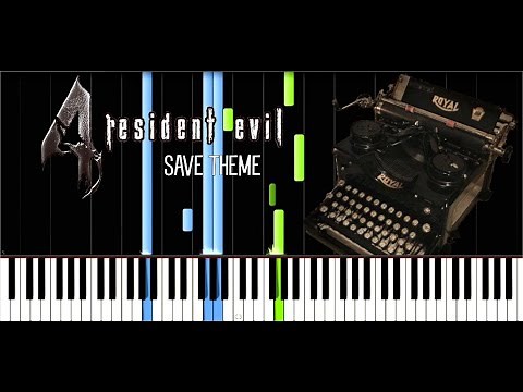 Save Theme - Resident Evil 4 OST / Synthesia Piano Tutorial