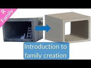 The basics about creating a parametric Revit family - precast culvert