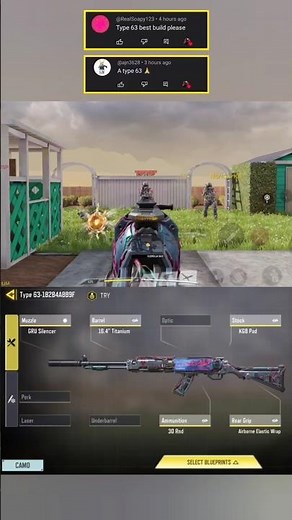 Best Type 63 Build (Type 63-1B2B4A8B9F) - COD Mobile 2025