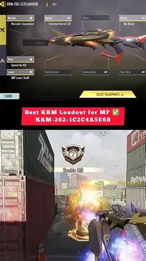 Ultimate Legendary KRM-262 [Glorious Blaze] 🔥 One Shot Loadout for MP ✅ 2026 | Call of Duty Mobile