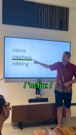 English Grammar Tips on Instagram: "Fixing Vinglish 🇬🇧 ‘NIECE / NEPHEW’ and NIBLING - what do these words mean and how to pronounce them in English? Nibling is the collective term for niece or nephew. Do you have any niblings? 👦👧 Repost @handy_hans_"