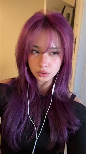 do i look like your girlfriend? | Purple Hair