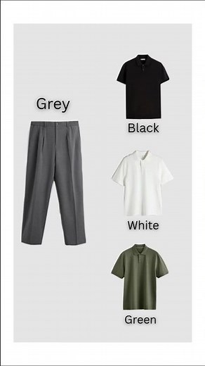 How To Match Pants With Shirts PERFECTLY 👖🔥 #mensfashion #colorcombination #shorts #stylingtips