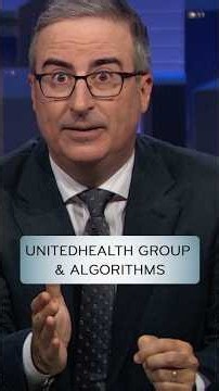 UnitedHealth Group & Algorithms #lastweektonight