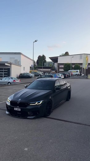 BMW M5 F90 Competition Black Tank 4к Обои Машины