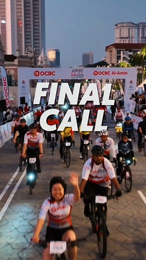 FINAL CALL to register for the first-ever OCBC Cycle Johor Bahru! Register by 12 November and stand a chance to win amazing lucky draw prizes worth over RM40,000! 🚴‍♂️ Choose your challenge and ride through the city’s most iconic landmarks — 21km or 42km, the choice is yours! Registration closes soon! Sign up now at ocbccyclejb.com 🔥 #OCBC #LetsGoCycle #OCBCCycle #OCBCCycleJB #OCBCMY | OCBC