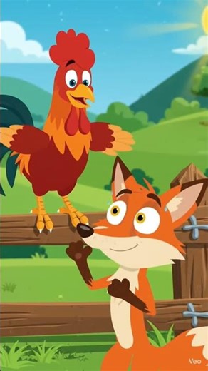 Chalak Lomdi Aur Hoshiyar Murga 🐓🦊 | Funny Cartoon Story #shorts #cartoon