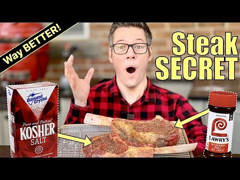 THIS salt dry brine technique just blew my mind! Want better steaks? TRY THIS!