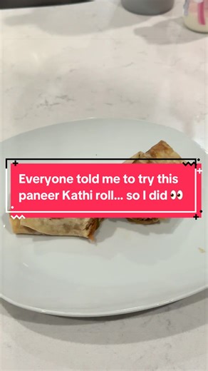 Surprising Paneer Kati Roll Review from Indian Grocery
