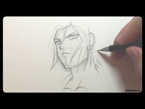 How To Draw SASUKE UCHIHA - Step by Step Tutorial