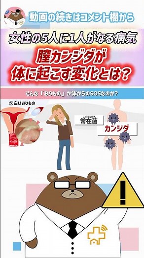 「女性の5人に1人がなる病気」「再発を繰り返す」膣カンジダが体に起こす超意外な変化とは？#医師#膣カンジダ#予防医学チャンネル