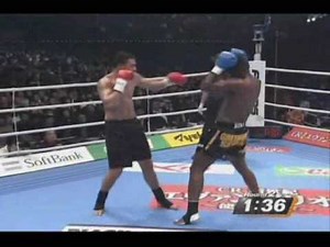 SHAB NA3NA3 / Badr Hari vs Remy Bonjasky - round one and two (K1 WGP 2007)