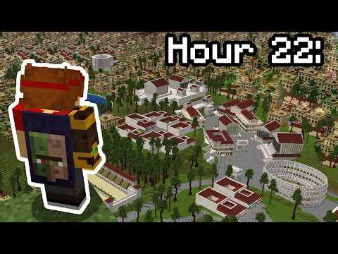 Building Minecraft’s Roman Empire in 24 Hours