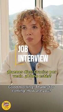 Job Interview in Spanish: Can You Answer These Questions? #spanishforeveryone