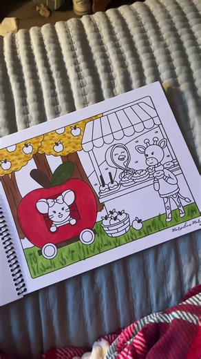 🧡🥧Such a cute little fall page the pies are so cute 🥧🧡@Marvelous Mary #fallcoloring #fyp