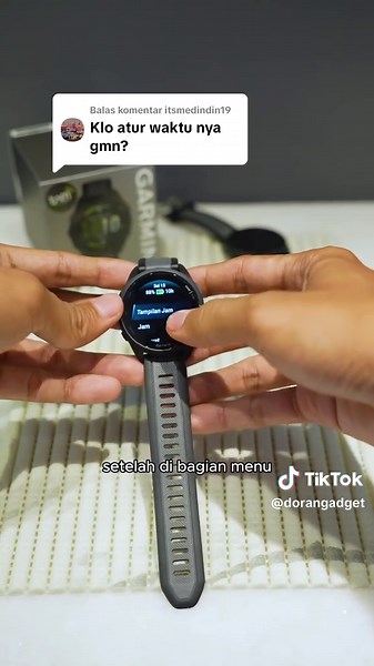 Tutorial Atur Waktu Manual di Jam Garmin