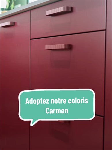 Découvrez le coloris Carmen pour votre cuisine !