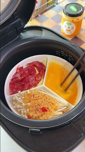 One Pot Rice Cooker Meal: Three Dishes and a Main Course, Quick and Easy