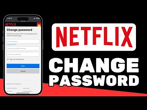 How To Change Password on Netflix! (SUPER EASY)