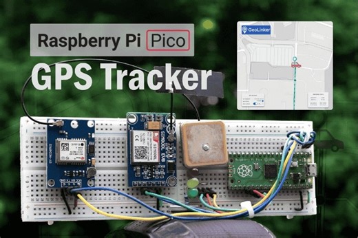 Real-Time GPS Tracker with Raspberry Pi Pico & SIM800L GSM Module