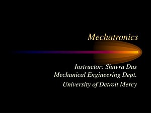 Mechatronics - SlideServe