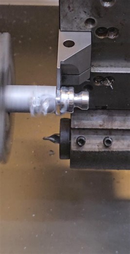 Part Cutting on the CNC Lathe Machine with CAM program for educational purposes, CNC TRAINING, CNC