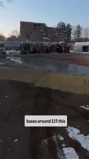 A fire torched four school buses in a bus yard in Framingham early Tuesday. | WCVB Channel 5 Boston