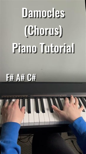 How to play Damocles by Sleep Token #sleeptoken #pianotutorial