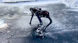 4th generation Ghost Robotics Vision 60's Q-UGV: Ultrafast Blind-Mode Control Core Demonstration On Ice. Unstoppable! Image/video credits: Ghost Robotics We strive to get permission for each piece of content we share, and give credits to the rightful owner. If you feel this is not the case, please send us a DM so we can correct this⁠ #robotics #blindmode #technology #design #engineering #stem #innovation #robots #roboticsvision #future Do you want your technologies featured on Wevolver? Contact 
