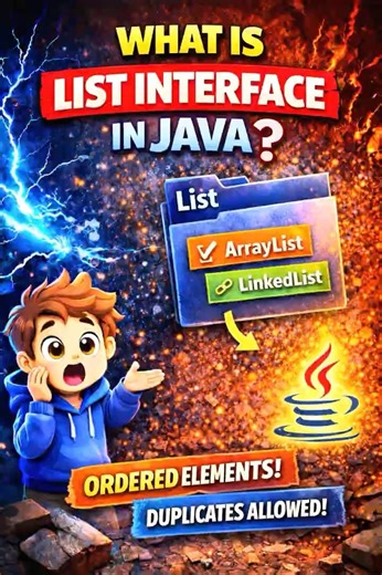 What is List Interface in Java? #shorts #java #coding #learning #education #programming #viral