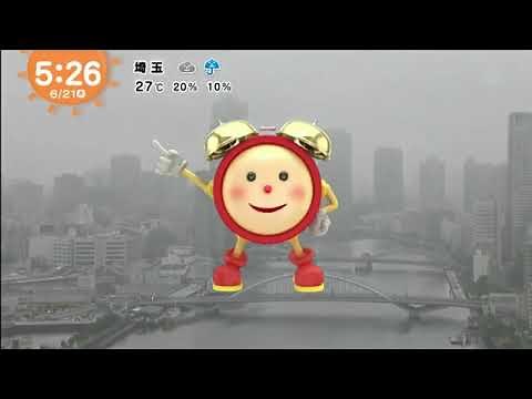 6／21 めざましテレビ オープ二ング