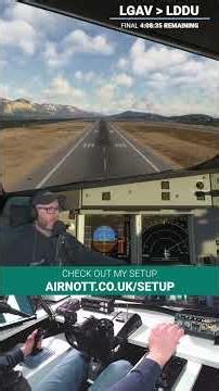 Almost a SLAMMER into Dubrovnik #msfs #aviation #airbus #landing