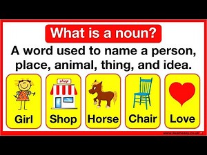 NOUNS 🤔 | What is a noun? | Learn with examples | Parts of speech 1