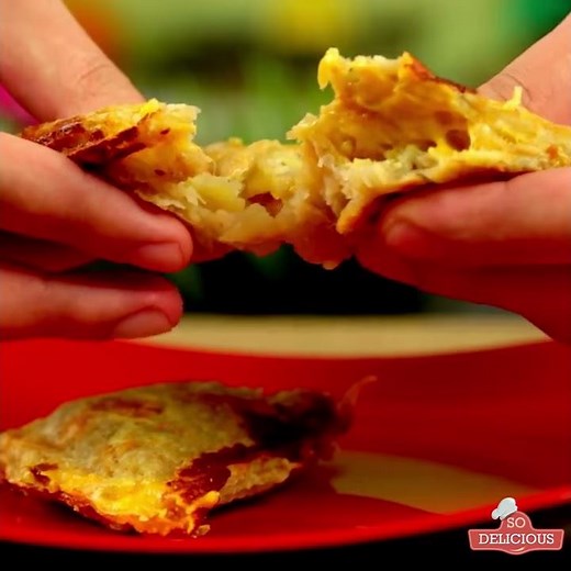 Sandwich Maker Potato Fritters