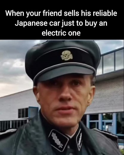 Congrats bro, now you charge your car more than your phone ⚡ | Hans Landa everyday