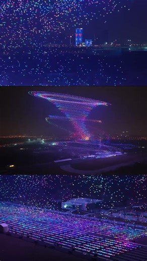 At CCTV Spring Festival Gala Hefei sub-venue, something unreal lit up the sky ✨