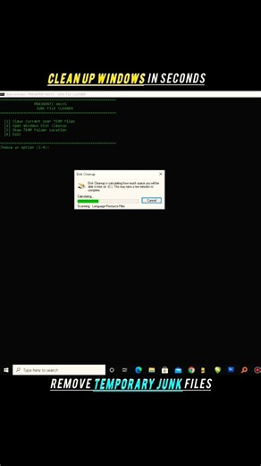 Clean Junk Files & Free Up Space with JunkCleaner.bat ⚡💻
