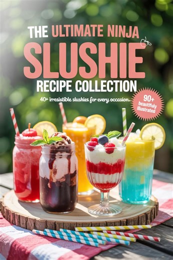 Ninja Slushie Recipes Ebook | 40  Frozen Drink Recipes for Ninja Slushie Machine | Cocktail & Mocktail Slushie Cookbook | Party Drinks Guide - Etsy