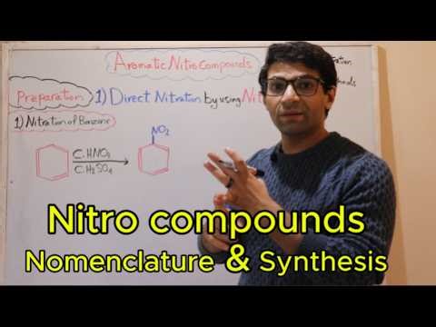 كل ما يخص تسمية و تحضير ال Nitro compounds