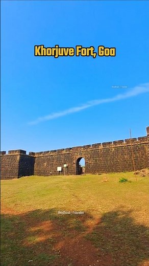 Corjuem fort in goa #fortsofindia #portugueseinindia #marathaempire #shivajimaharaj #chhava #hindu