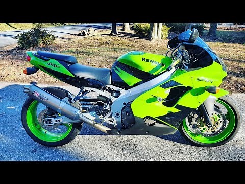 Kawasaki ZX9-R Ninja Cold Start Review walk around Best Sport Bike Ever GOAT