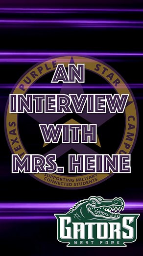 We are so proud of West Fork High School for receiving Purple Star Distinction from TEA. The #gators are going above and beyond for our military-connected families! Check out this reel with Mrs. Heine, WFHS Principal, and for the full scoop, check out the video on our YouTube channel! #ncisd #NewCaneyISD #ncisdpurplestar #WFHS_Gators | New Caney ISD | Facebook