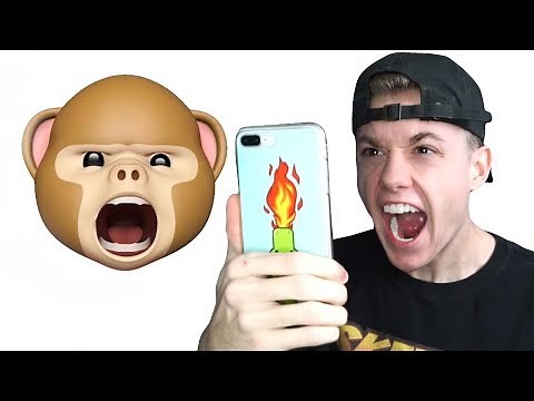 PLAYING WITH IPHONE X ANIMOJI's